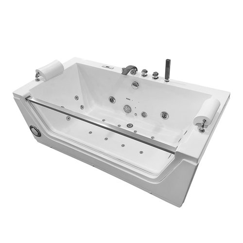 Wanna z hydromasażem przyścienna 176x85 cm MO-0054