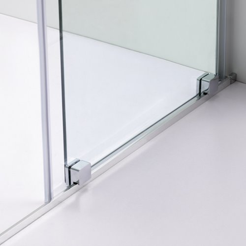 Kabina prysznicowa prostokątna drzwi rozsuwane narożna szkło 8 mm 110x80 cm ASTRA-CH-A-110+B80+E