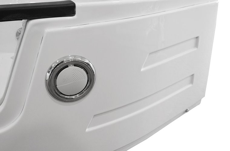 Wanna łazienkowa z hydromasażem Spa narożna 135x135 cm MO-0322