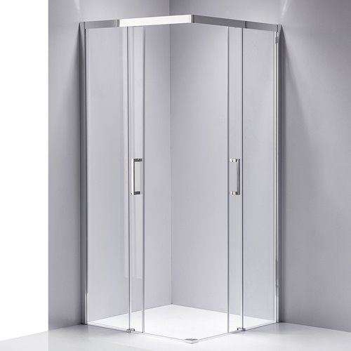Kabina prysznicowa kwadratowa 80x80 drzwi rozsuwane KZ90A