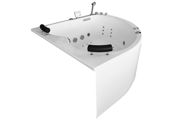 Wanna spa z hydromasażem narożna 150x150 cm MUE-0032A LEWA