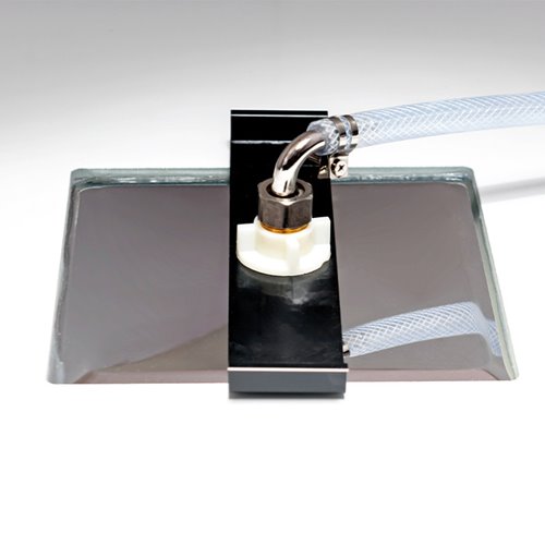 Kabina prysznicowa półokrągła zabudowana jasny środek 100x100 Clara