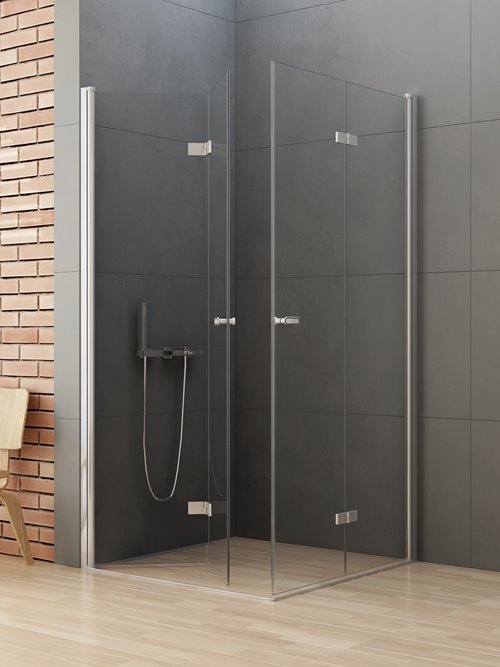 Kabina prysznicowa drzwi składane 100x80 D-0150A/D-0152A New Soleo New Trendy