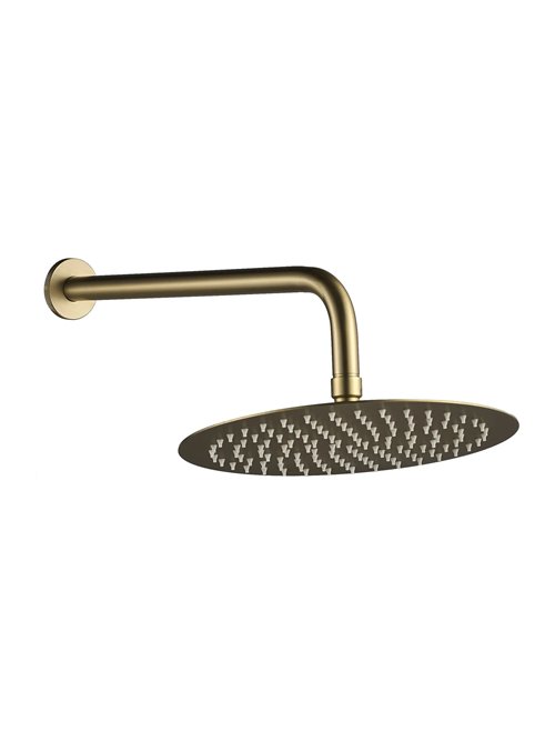 Zestaw prysznicowy podtynkowy box Lungo Grip Rea złoto szczotkowane