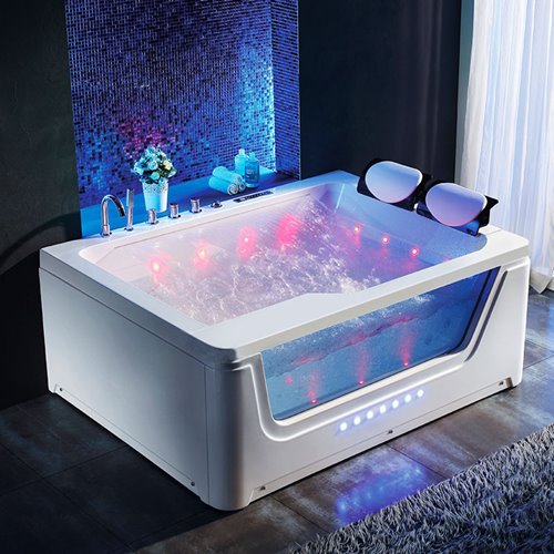 Wanna z hydromasażem prostokątna 170x130 cm Tugela-WH