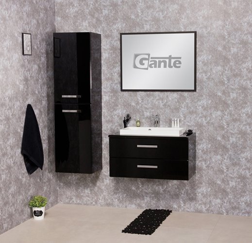 Szafka wisząca wysoka z koszem Fokus C