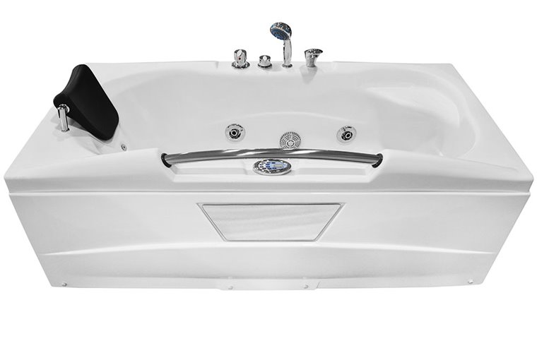 Wanna z hydromasażem prostokątna przyścienna 167x85 cm MO-0206
