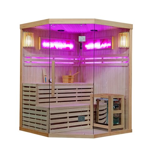 Sauna fińska 5 osobowa wysokotemperaturowa 6KW Harvia 150x150 cm Kemi4