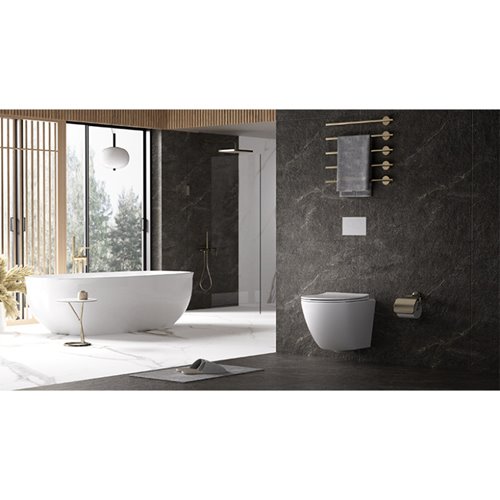 Biała miska wc wisząca Rimless 4.0 PURO-WH-03 Hydrosan