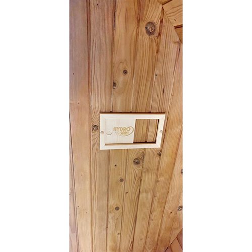 Sauna fińska ogrodowa zewnętrzna beczka 6 osobowa 210x180 Forsa