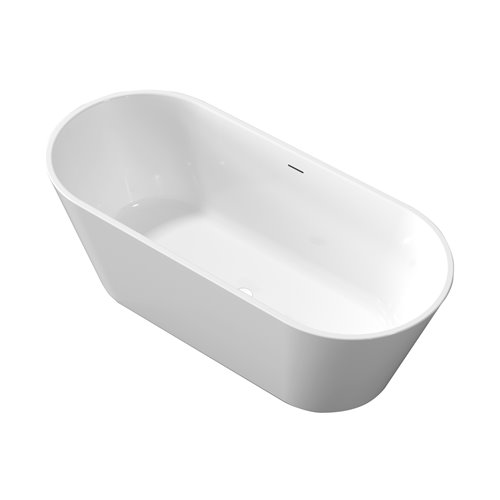 Wanna wolnostojąca 170 cm Limnos Invena AN-00-120-M wykończenie białe zdjęcie 3