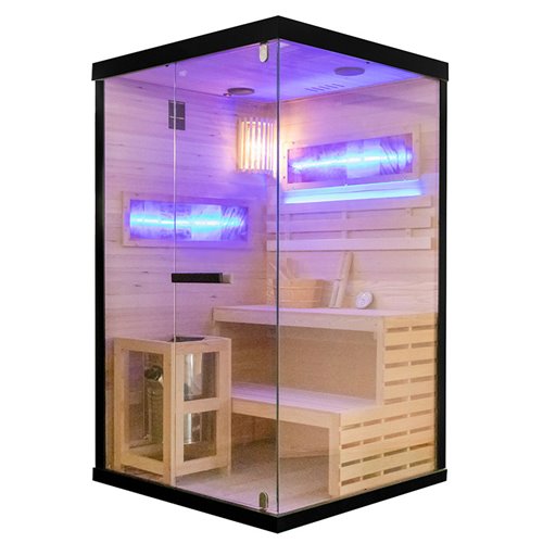 Sauna fińska 2 osobowa wysokotemperaturowa 3,5KW Harvia 120x120 cm Lark1