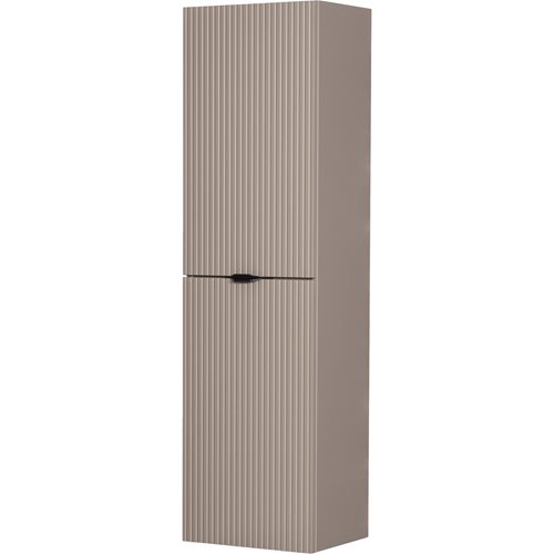 Słupek łazienkowy z lamelami wiszący wysoki 143,5x40 Victa Lamello kolor fume mat