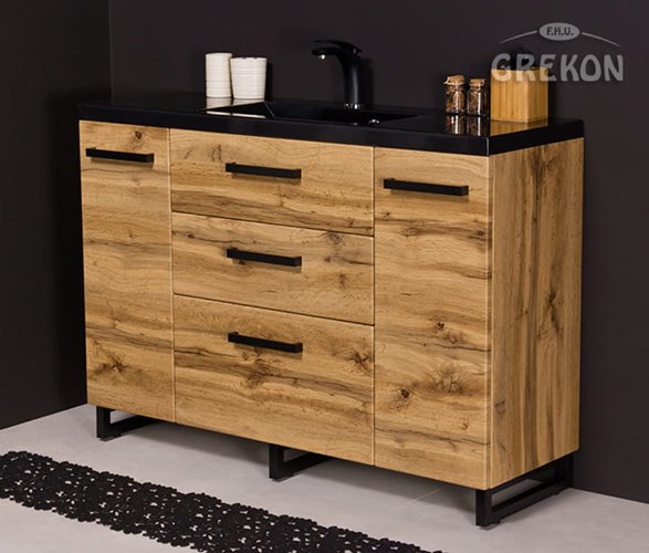 Noga loft do mebli NG1-39/9 czarny mat