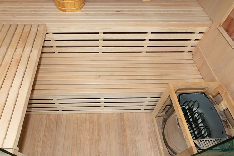 Sauna sucha fińska piec 6 KW Harvia BC60 + kamień solny 180X160X200CM MO-EA4S Mazur