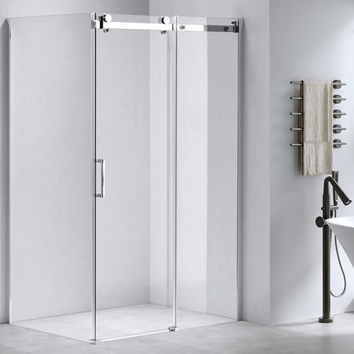 Kabina prysznicowa prostokątna 8 mm szkło 120x90 drzwi rozsuwane ZBD-900