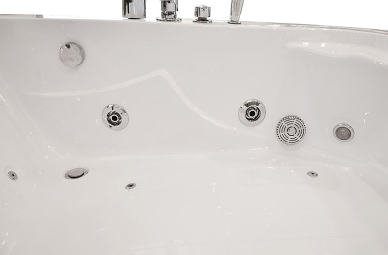 Wanna z hydromasażem asymetryczna 170x115 cm lewa MO-0205