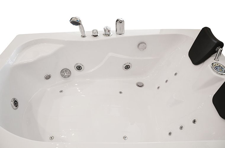 Wanna z hydromasażem asymetryczna 170x115 cm prawa MO-0205