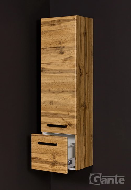 Szafka łazienkowa wisząca podwójna seria Fokus Loft Gante