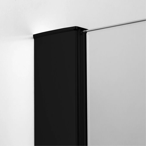 Kabina kwadratowa 90x90 lewa D-0273A/D-0119B New Renoma Black New Trendy