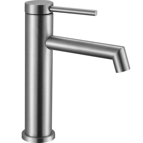 Inox bateria umywalkowa niska Foss Rea