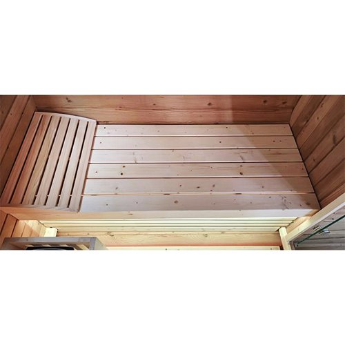Sauna fińska ogrodowa zewnętrzna beczka 6 osobowa 210x210 Tromso
