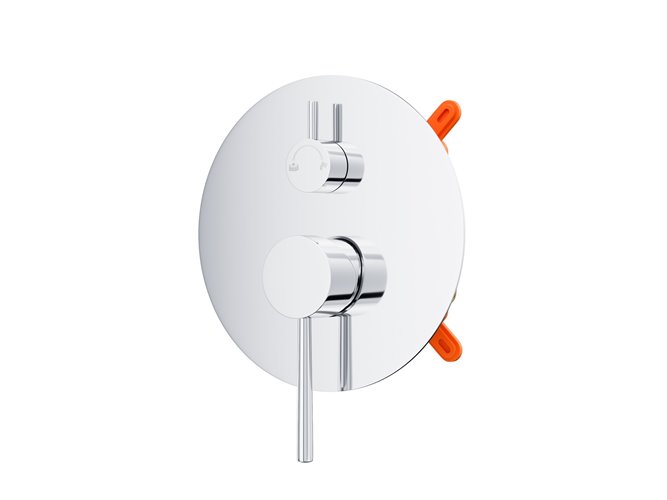 Podtynkowy zestaw prysznicowy kolor chrom Z03MCH Lugo Corsan