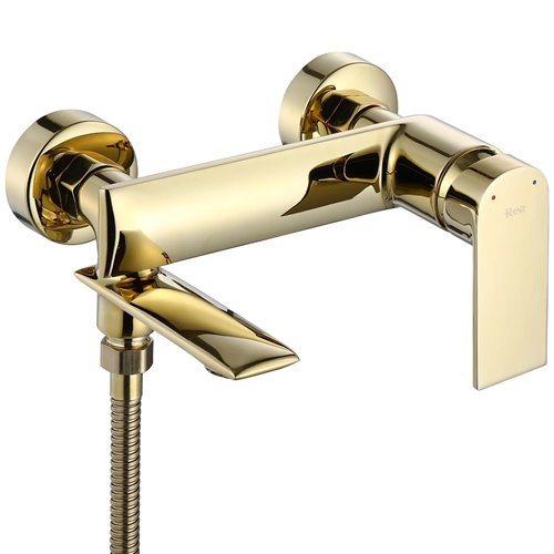 Bateria wannowa natynkowa złota Rea Veneta