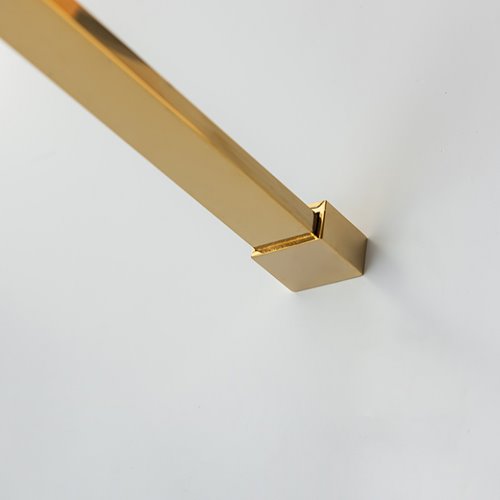 Złota ścianka prysznicowa 80 cm SH07BG szkło 8mm