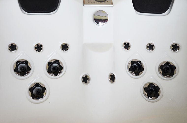 Wanna spa z hydromasażem asymetryczna 180x122 cm MUS-1062 LEWA