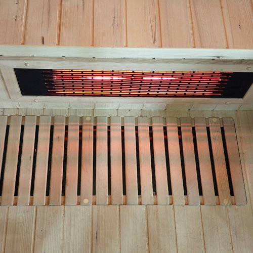 Sauna Combo na podczerwień + fińska 5-osobowa 180x160 cm Helsi1 6KW