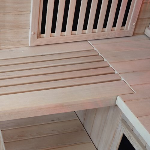 Sauna Combo na podczerwień + fińska 5-osobowa 180x160 cm Helsi1 6KW