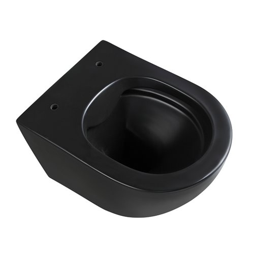 Zestaw podtynkowy stelaż GEBERIT DUOFIX + miska MIZU-MTB-RIM-01 + przycisk DELTA 50 czarny mat