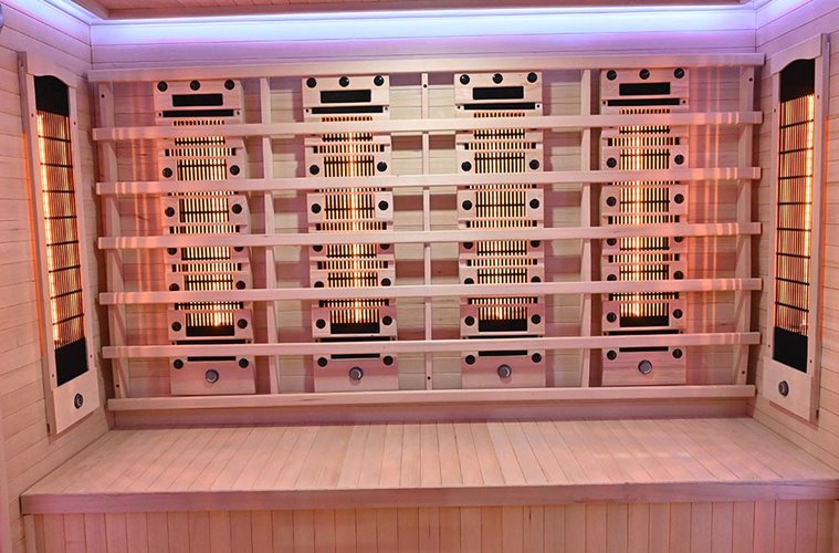 Sauna na podczerwień kamień solny + turmaliny 180X160X200CM MO-RL4ST XL Infrared Mazur