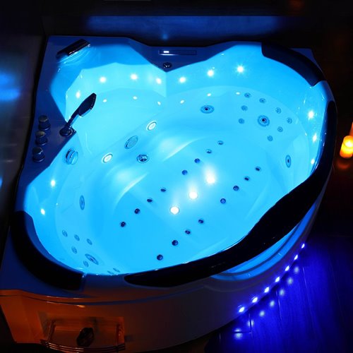 Wanna z hydromasażem narożna 155x155 cm Eos 932 Hydrosan