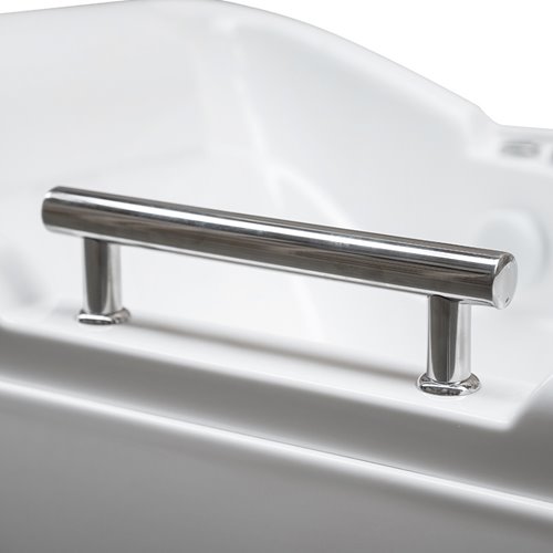 Wanna z hydromasażem narożna 140x80 cm Lemur 796 Hydrosan Prawa