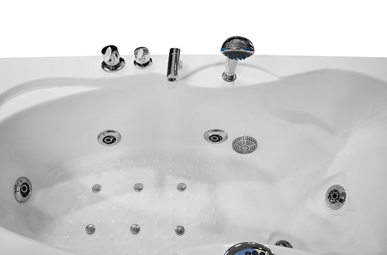 Wanna łazienkowa Spa z hydromasażem asymetryczna 160x78 cm MO-0310