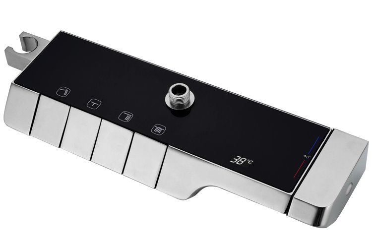 Inox zestaw prysznicowy z wylewką i termostatem Rob Rea