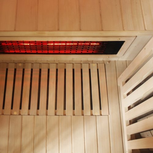 Sauna Combo na podczerwień + fińska 4-osobowa 160x160 cm Helsi3 6KW