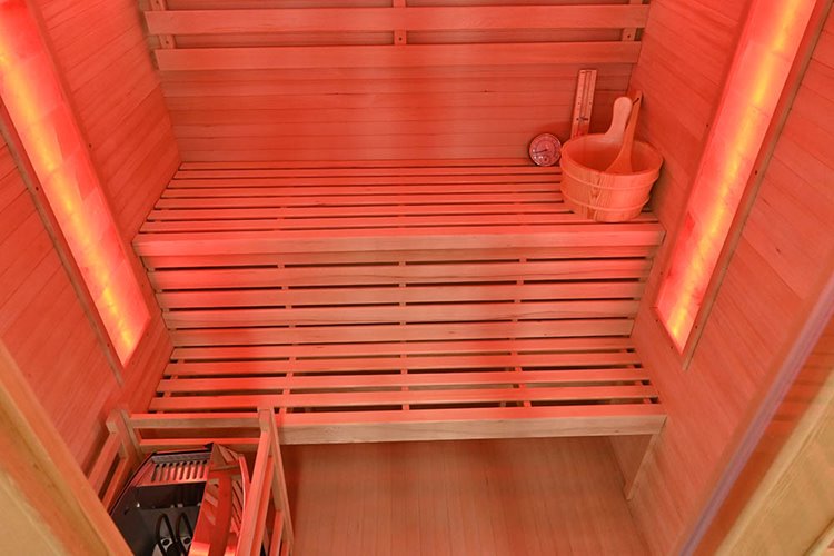 Sauna sucha fińska piec 8 KW Harvia BC80 + kamienie solne 180X160X200CM MO-TS4B Mazur