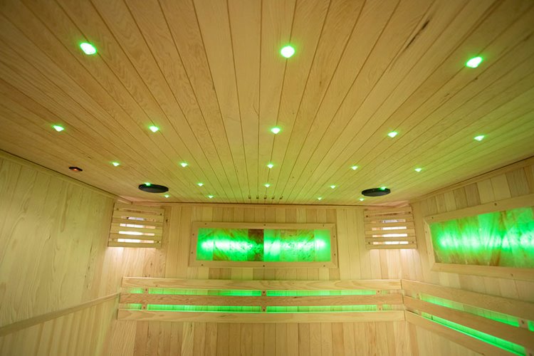 Sauna sucha fińska piec 6 KW Harvia BC60 + kamień solny 180X160X200CM MO-EA4-I Mazur