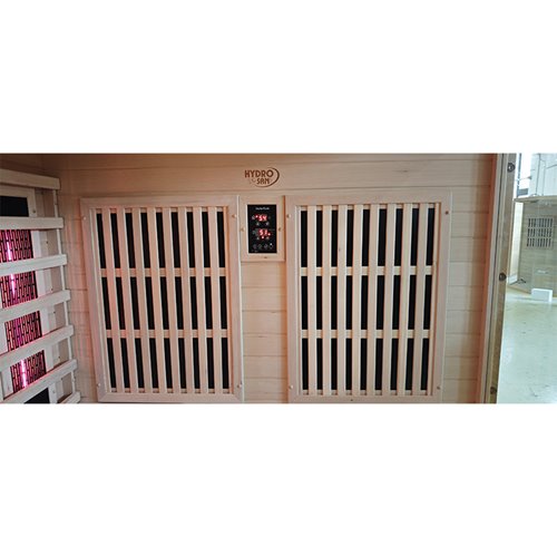 Sauna Combo na podczerwień + fińska 5-osobowa 180x160 cm Helsi1 6KW