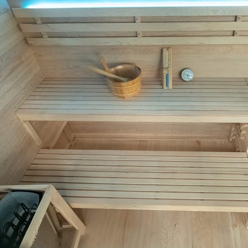 Sauna fińska 5 osobowa wysokotemperaturowa 6W Harvia 180x160 cm Lark5