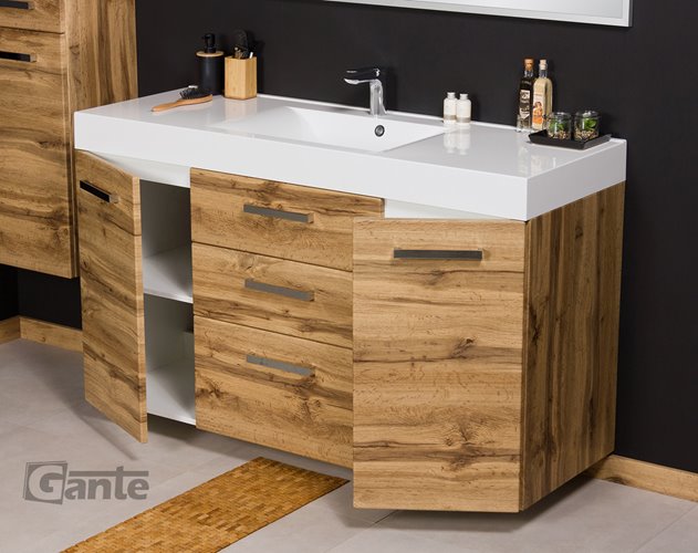 Szafka wisząca z umywalką 140/50/C3 seria Fokus NE