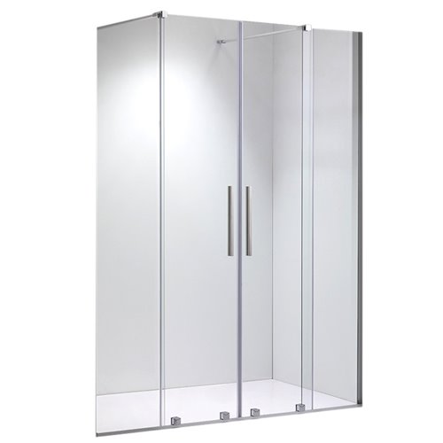Drzwi prysznicowe rozsuwane szkło 8 mm szerokość 140 cm ASTRA-CH-DUO-140