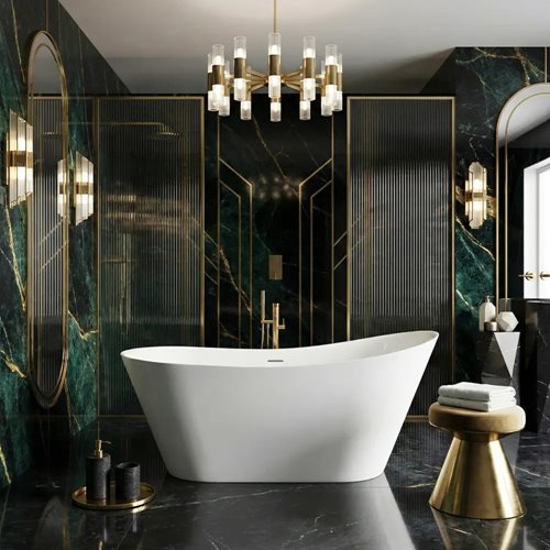 Wanna 170 cm wolnostojąca widok z boku