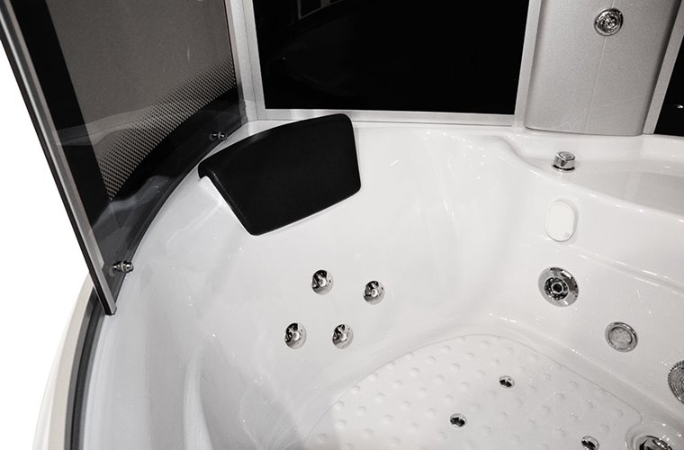 Duża kabino wanna Spa z hydromasażem 150x150 cm MO-08150