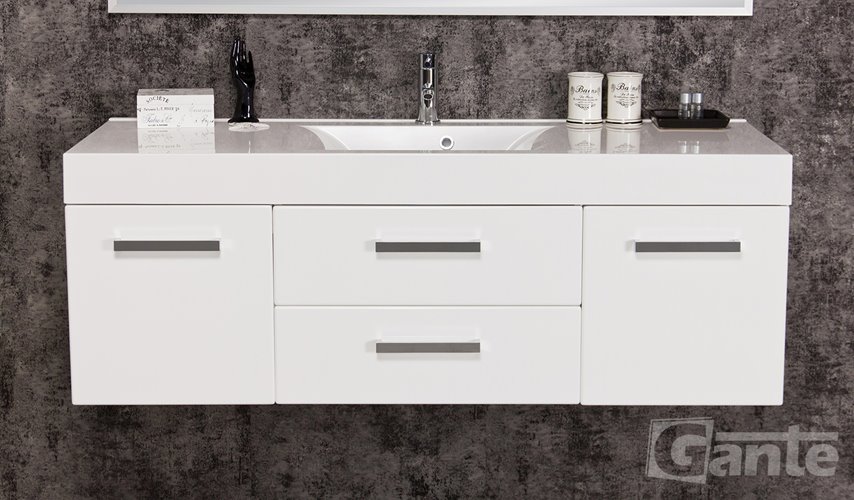 Szafka z umywalką dolomitową 140/50/C2 Nadia seria Fokus B