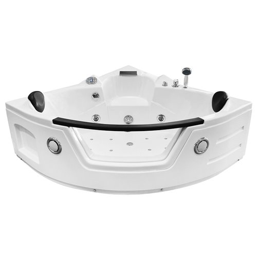 Wanna łazienkowa z hydromasażem Spa narożna 150x150 cm MO-0312
