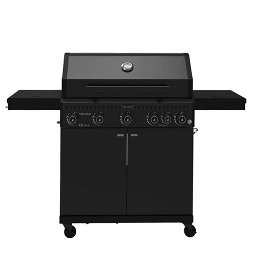 Grill gazowy Zeus D czarny przód